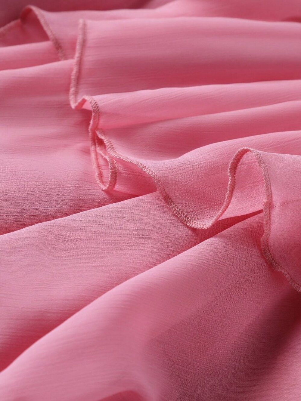 Pink Casual Women's Elegant Ruffle Strapless Dress - Picture 5 of 5